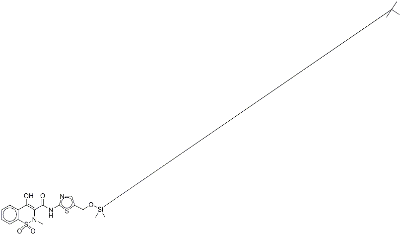 5’-(Tert-butyldimethylsilyloxy)methyl 5’-desmethyl meloxicam Structure,1076199-65-9Structure