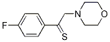 2-(4-Fluorophenyl)-1-(4-morpholinyl)ethanethione Structure,107825-27-4Structure