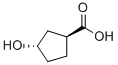 (1S,3s)-3-hydroxy-cyclopentanecarboxylic acid Structure,107983-78-8Structure