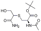 N-乙酰基-s-[2-氨基-1-(羟基甲基)-2-氧代乙基]-l-半胱氨酸-1,1-二甲基乙酯结构式_1079950-10-9结构式