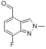 2H-Indazole-4-carboxaldehyde, 7-fluoro-2-methyl- Structure,1079993-22-8Structure