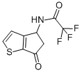 2,2,2-Trifluoro-n-(6-oxo-5,6-dihydro-4H-cyclopenta[b]thiophen-4-yl)acetamide Structure,108046-14-6Structure