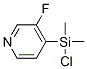 Pyridine, 4-(chlorodimethylsilyl)-3-fluoro-(9ci) Structure,108093-98-7Structure