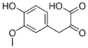 4-Hydroxy-3-methoxyphenylpyruvic acid Structure,1081-71-6Structure