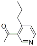 Ethanone, 1-(4-propyl-3-pyridinyl)-(9ci) Structure,108134-82-3Structure