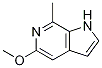 5-Methoxy-7-methyl-6-azaindole Structure,1082042-21-4Structure