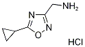 (5-Cyclopropyl-1,2,4-oxadiazol-3-yl)methanamine Structure,1082420-52-7Structure