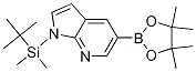 1-(叔丁基二甲基甲硅烷基)-5-(4,4,5,5-四甲基-1,3,2-二噁硼烷-2-基)-1H-吡咯并[2,3-B]吡啶结构式_1082525-61-8结构式