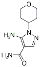 5-氨基-1-(四氢-吡喃-4-基)-1H-吡唑-4-羧酸酰胺结构式_1082745-50-3结构式