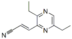 (e)-(9ci)-3-(3,6-二乙基吡嗪)-2-丙烯腈结构式_108290-48-8结构式