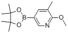 2-Methoxy-3-methyl-5-(4,4,5,5-tetramethyl-[1,3,2]dioxaborolan-2-yl)-pyridine Structure,1083168-83-5Structure