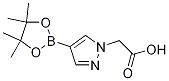 4-(4,4,5,5-Tetramethyl-1,3,2-dioxaborolan-2-yl)-1h-pyrazole-1-acetic acid Structure,1083326-41-3Structure