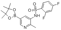 2,4-Difluoro-n-[2-methyl-5-(4,4,5,5-tetramethyl-1,3,2-dioxaborolan-2-yl)-3-pyridinyl]-benzenesulfonamide Structure,1083326-77-5Structure