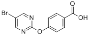 4-[(5-Bromopyrimidin-2-yl)oxy]benzoic acid Structure,1086379-56-7Structure