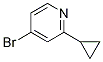 4-Bromo-2-cyclopropyl-pyridine Structure,1086381-28-3Structure