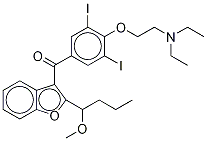 1-Methoxy Amiodarone Structure,1087223-70-8Structure