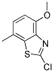 (9ci)-2-氯-4-甲氧基-7-甲基-苯并噻唑结构式_108773-00-8结构式