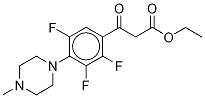 2,3,5-Trifluoro-4-(4-methyl-1-piperazinyl)-β-oxo-benzenepropanoic acid Structure,108860-30-6Structure