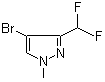 4-Bromo-3-(difluoromethyl)-1-methyl-1h-pyrazole Structure,1089212-38-3Structure