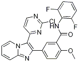 5-(3-(2-Chloropyrimidin-4-yl)imidazo[1,2-a]pyridin-2-yl)-n-(2,6-difluorophenyl)-2-methoxybenzamide Structure,1089278-50-1Structure