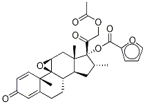 21-乙酰氧基去氯莫米松糠酸盐9,11-环氧化物结构式_109183-56-4结构式