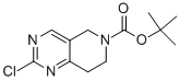 Tert-butyl 2-chloro-7,8-dihydropyrido[4,3-d]pyrimidine-6(5H)-carboxylate Structure,1092352-55-0Structure