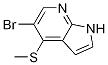 1H-pyrrolo[2,3-b]pyridine, 5-bromo-4-(methylthio)- Structure,1092580-03-4Structure