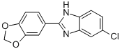 2-Benzo[1,3]dioxol-5-yl-5-chloro-1(3)h-benzimidazole Structure,109261-24-7Structure