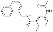 5-Acetylamino-2-methyl-n-(1r-naphthalen-1-yl-ethyl)benzamide Structure,1093070-14-4Structure