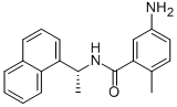 5-氨基-2-甲基-n-(1r-萘-1-基-乙基)苯甲酰胺结构式_1093070-16-6结构式