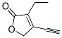 2(5H)-furanone, 3-ethyl-4-ethynyl-(9ci) Structure,109332-79-8Structure