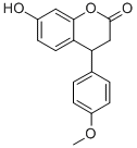 7-Hydroxy-4-(4-methoxyphenyl)-3,4-dihydro-2h-1-benzopyran-2-one Structure,109386-28-9Structure