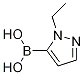 1-Ethylpyrazole-5-boronic acid Structure,1095080-54-8Structure