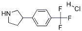 3-[4-(Trifluoromethyl)phenyl]pyrrolidine hydrochloride Structure,1095545-12-2Structure