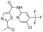 2-乙酰基-n-(5-氯-4-(三氟甲基)吡啶-2-基)噻唑-5-羧酰胺结构式_1095825-46-9结构式