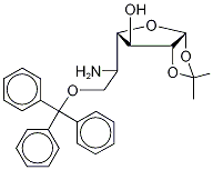 5-氨基-5-脱氧-1,2-O-异亚丙基-6-O-三苯甲基-alpha-D-乳呋喃糖结构式_109681-00-7结构式