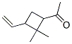 (9ci)-1-(3-乙烯-2,2-二甲基环丁基)-乙酮结构式_109682-70-4结构式