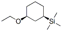 Silane, (3-ethoxycyclohexyl)trimethyl-, cis-(9ci) Structure,109702-36-5Structure