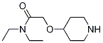 N,N-二乙基-2-(4-哌啶基氧基)-乙酰胺结构式_1097828-89-1结构式