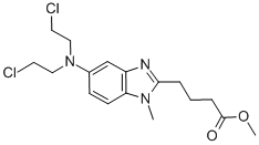 5-[Bis(2-chloroethyl)amino]-1-methyl-1H-Benzimidazole-2-butanoic acid methyl ester Structure,109882-25-9Structure