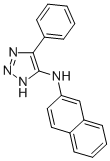 1H-1,2,3-Triazol-5-amine, N-2-naphthalenyl-4-phenyl- Structure,110032-28-5Structure