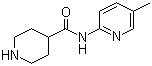 N-(5-methyl-2-pyridinyl)-4-piperidinecarboxamide Structure,110105-97-0Structure