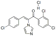 (9ci)-3-(4-氯苯基)-1-(2,4-二氯苯基)-2-(1H-咪唑-1-基)-2-丙烯-1-酮结构式_110232-91-2结构式