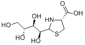 2-(D-arabino-四羟基丁基)-4(r)-1,3-噻唑烷-4-羧酸结构式_110270-13-8结构式