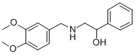 2-[(3,4-Dimethoxybenzyl)amino]-1-phenylethanol Structure,110339-51-0Structure