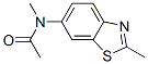 (9ci)-n-甲基-n-(2-甲基-6-苯并噻唑)-乙酰胺结构式_110460-00-9结构式