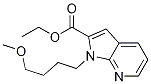 1-(4-Methoxybutyl)-1h-pyrrolo[2,3-b]pyridine-2-carboxylic acid ethyl ester Structure,1104786-91-5Structure