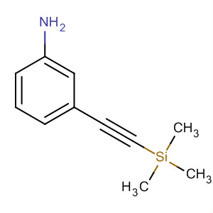 3-((Trimethylsilyl)ethynyl)aniline Structure,110598-30-6Structure