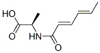 D-alanine, n-(1-oxo-2,4-hexadienyl)-, (e,e)-(9ci) Structure,110660-88-3Structure