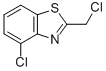 Benzothiazole, 4-chloro-2-(chloromethyl)-(9ci) Structure,110704-20-6Structure